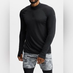 NWT Fabletics “Black” The Training Day 1/4 Zip